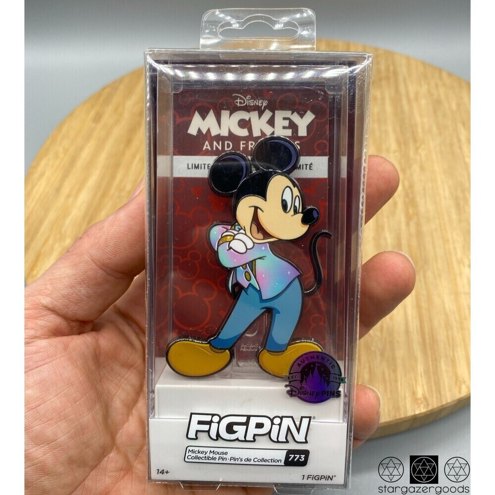 Disney Figpin Set of 2 Mickey & Minnie Mouse Limited Release Pins 772 / 773 - Picture 11 of 11